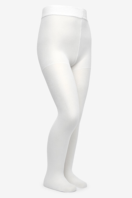 Pretty Tül Beyaz Külotlu Çorap - 4