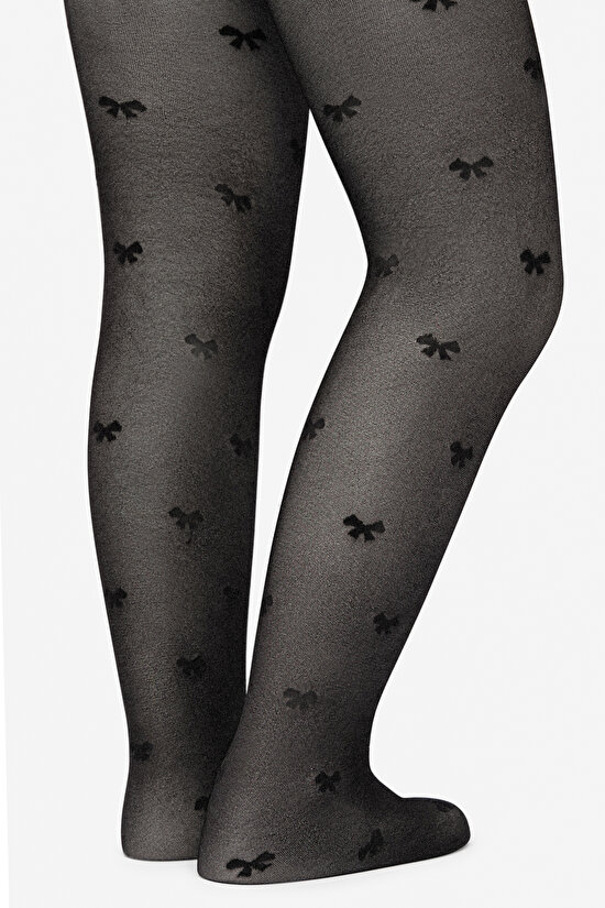 Pretty Sweety Siyah Külotlu Çorap - 5