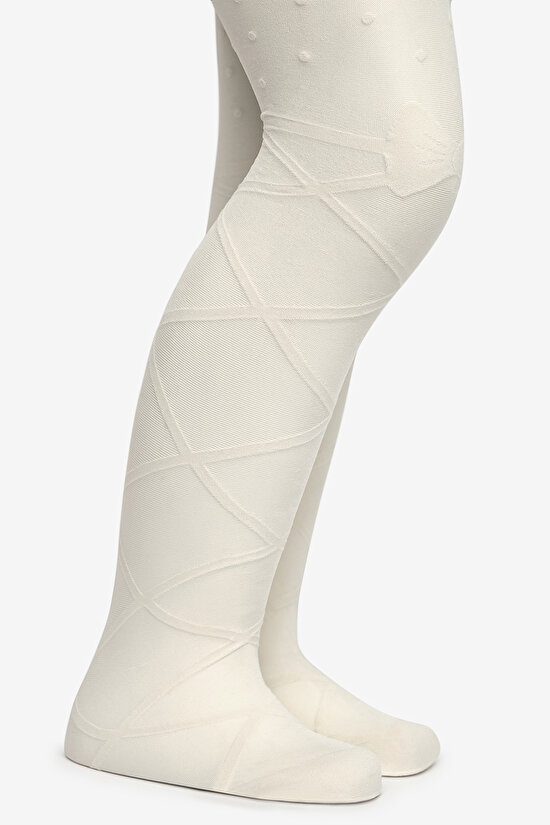 Pretty Cross Ballerina Külotlu Çorap - 3