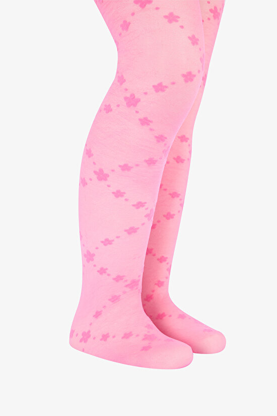 Pretty Daisy Zigzag Külotlu Çorap - 3