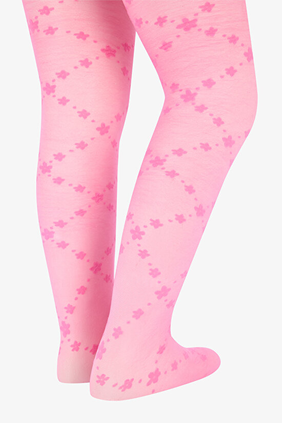 Pretty Daisy Zigzag Külotlu Çorap - 5