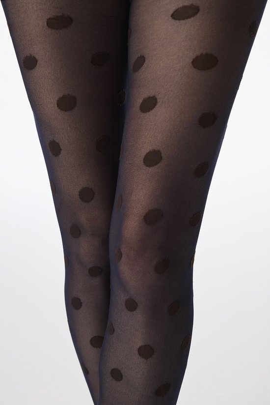Navy Dot Desire Tights - 3