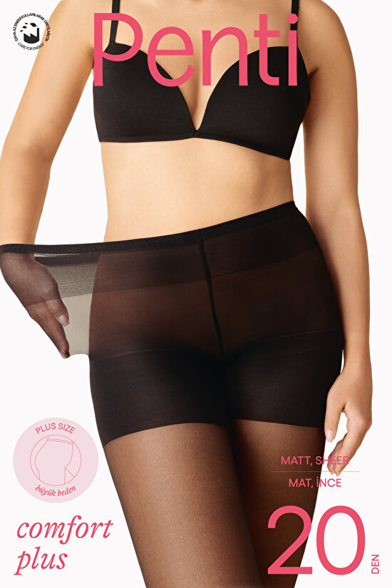 Comfortplus Siyah Külotlu Çorap - 3