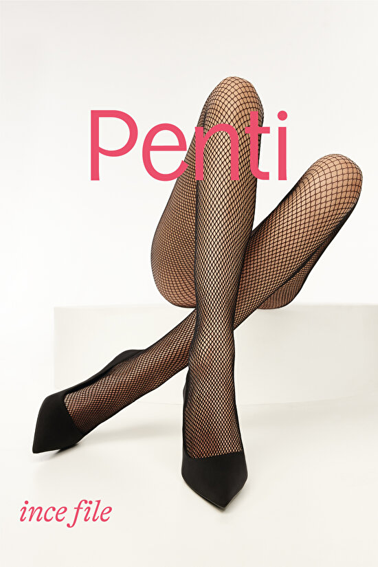 White Fishnet Tights - 6