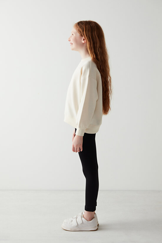 Pretty Siyah Termal Tayt - 2