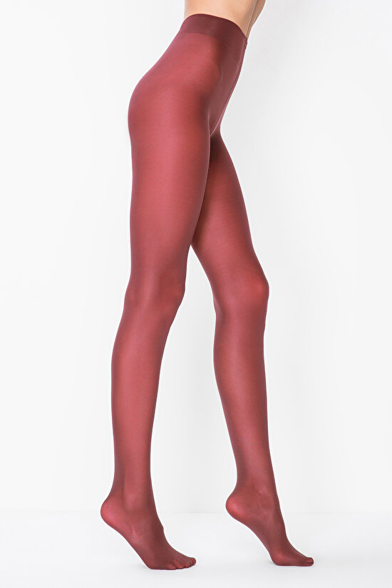 Wine Opaque 50 Tights - 1