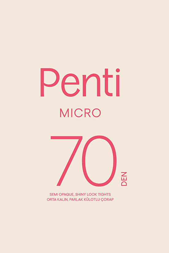 Micro 70 Siyah Külotlu Çorap-Pentilicious - 3