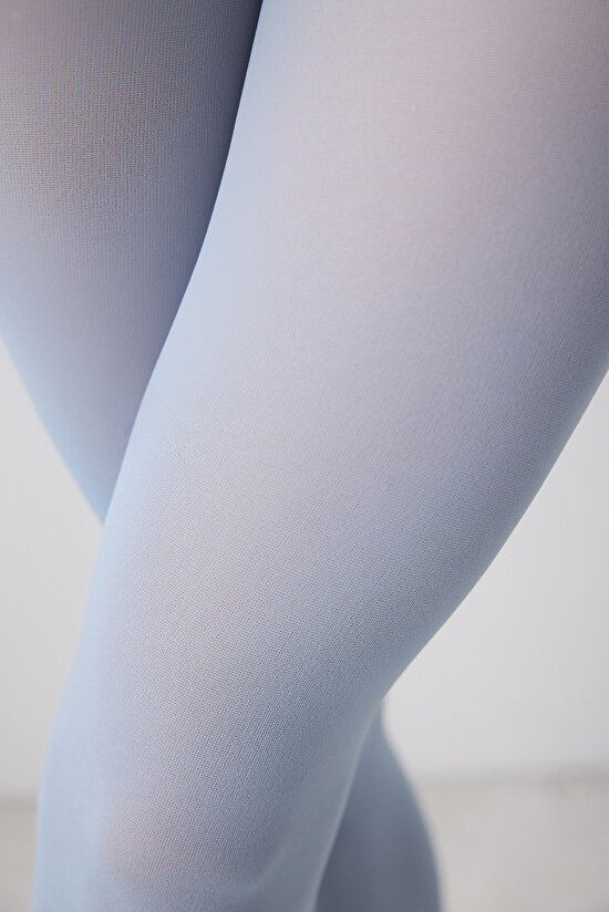 Micro 40 Açık Mavi Külotlu Çorap - 3