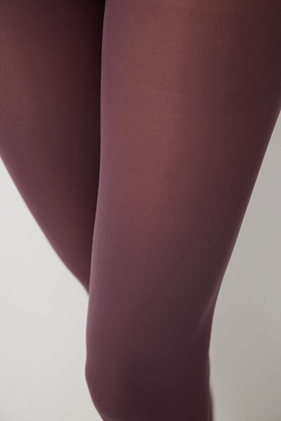 Micro 40 Mor Mürdüm Külotlu Çorap - 3