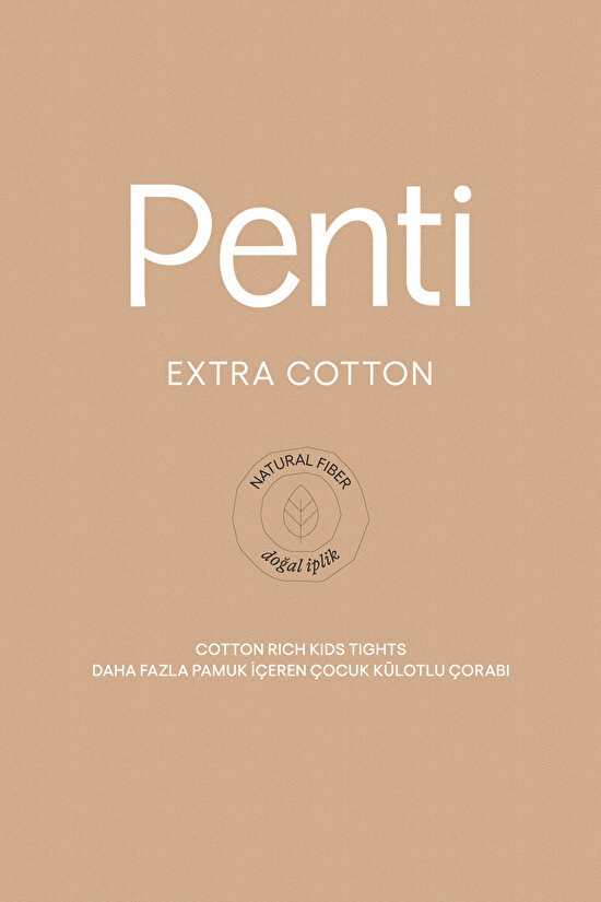 Beyaz Pretty Extra Cotton Külotlu Çorap - 3