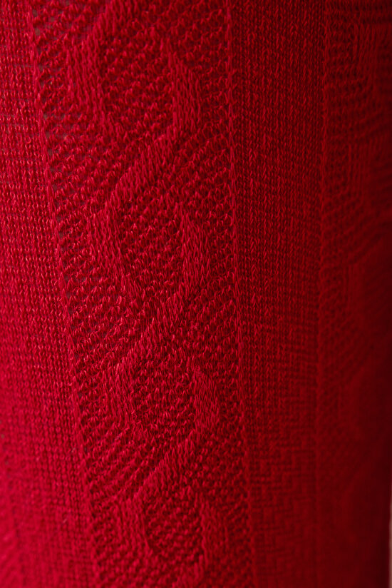 Pretty Karina Kırmızı Külotlu Çorap - 3