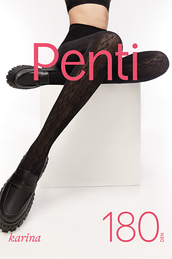 Karina Siyah Külotlu Çorap - 3