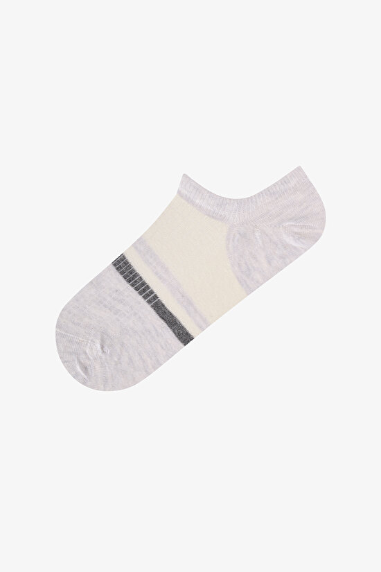 Ribbed Stripes 3'lü Sneaker Çorabı - 3