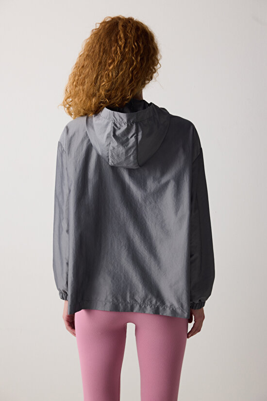 Metalik Paraşüt Kumaş Parlak Rüzgarlık - 9