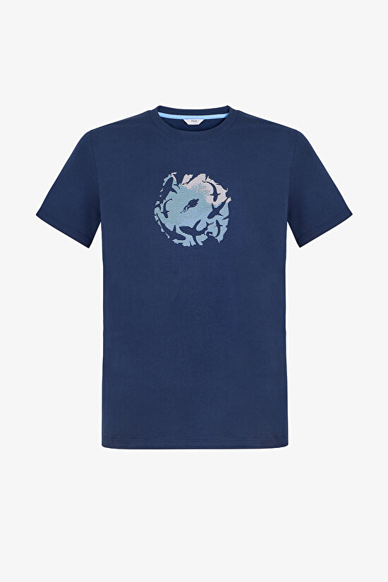 Erkek Renkli Sailing Night Pijama Takımı - 2