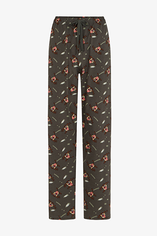 Erkek Tasmanian Pantolon Kısa Kollu Pijama Takımı - 3