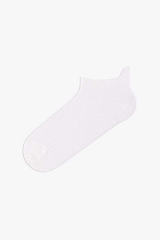 5 Çift Pamuklu Renkli Çekçekli Patik Çorap - 2