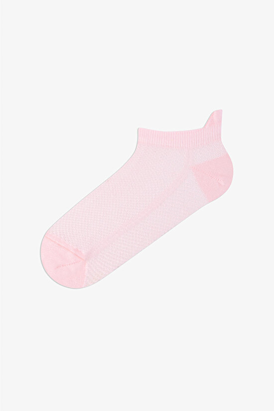 5 Çift Pamuklu Renkli Çekçekli Patik Çorap - 5