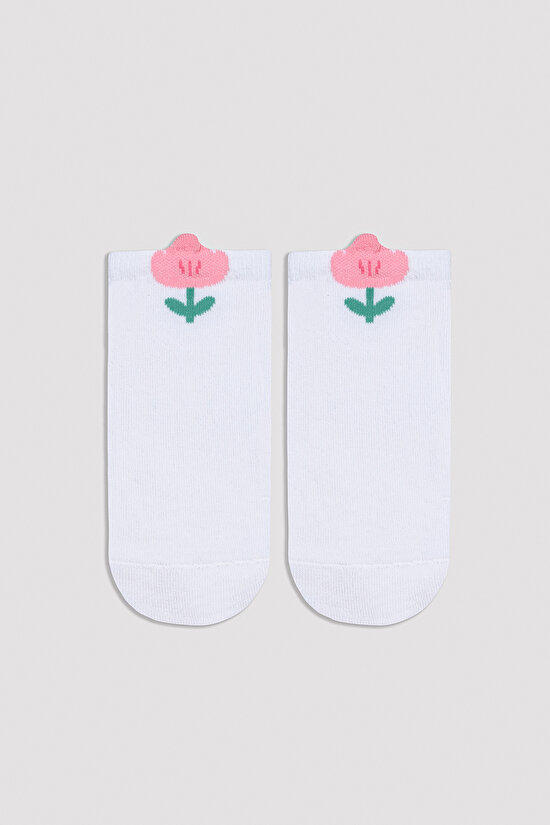 Flower Detail 3in1 Liner Socks - 2