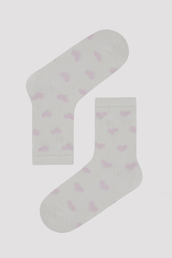 Kız Çocuk Mini Hearts 4 lü Soket Çorap - 5