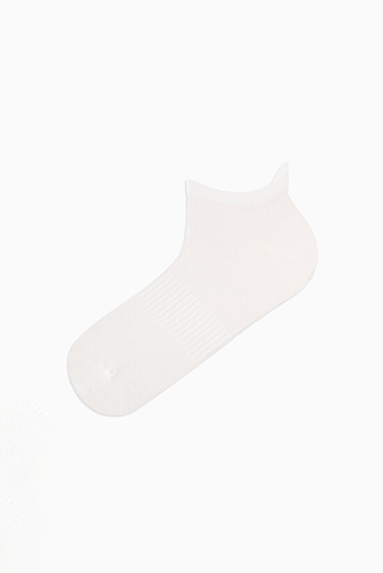 Erkek  White Bamboo 3'lü Patik Çorap - 2