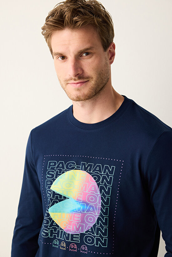 Pacman Çok Renkli Pantolon Pijama Takımı - 3