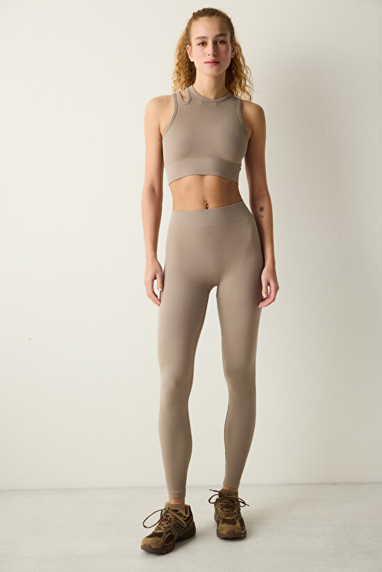 Vizon Dikişsiz Seamless Asimetrik Üst - 5