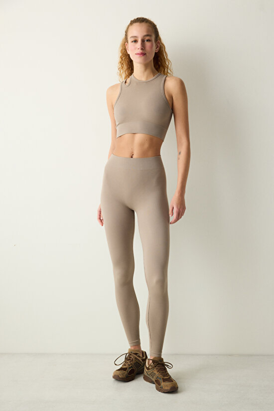 Vizon Dikişsiz Seamless Asimetrik Üst - 6