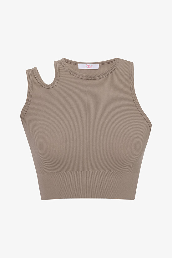 Vizon Dikişsiz Seamless Asimetrik Üst - 9