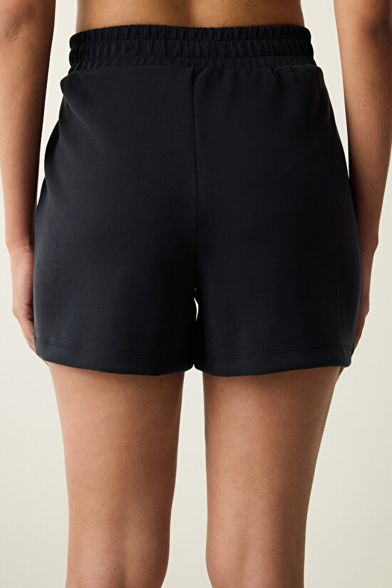 Siyah Cepli Modal Şort - 8