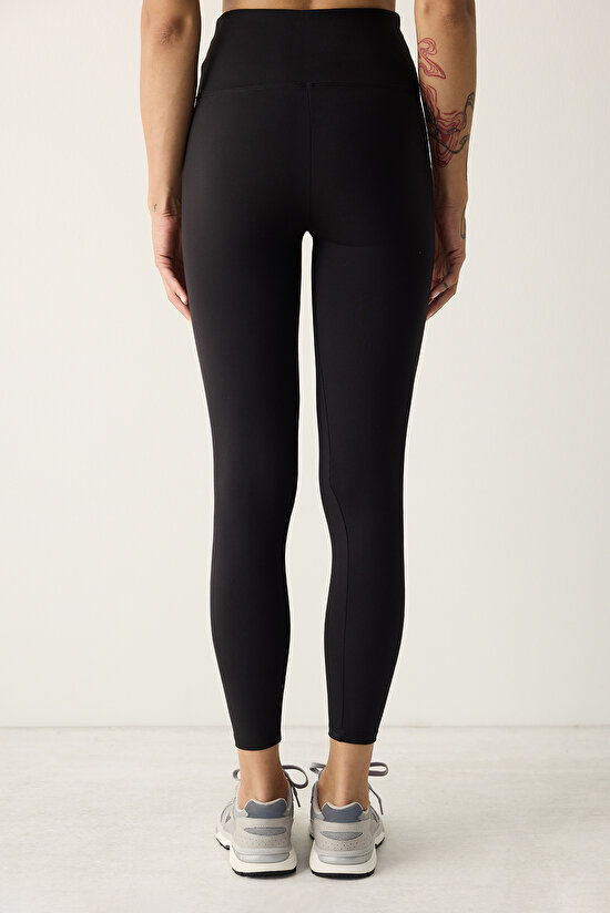 Siyah Soft Feel Legging - 3