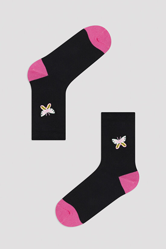 Black Girls G. Lovely Basic 3in1 Soket Socks - 3