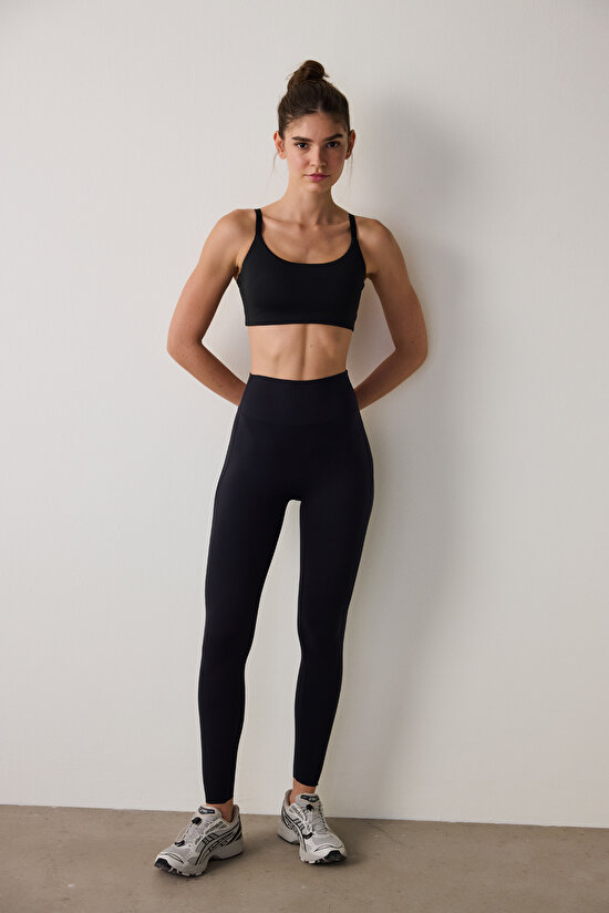 Black Light Support High Waist Light Soft Leggings - 6