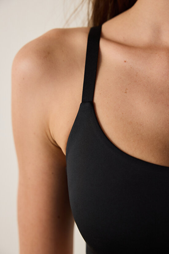 Siyah Hafif Destek Spor Sütyeni Siyah Hafif Destek Spor Sütyeni - 4