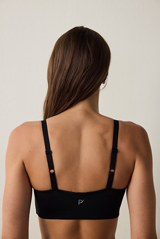 Siyah Hafif Destek Spor Sütyeni Siyah Hafif Destek Spor Sütyeni - 5