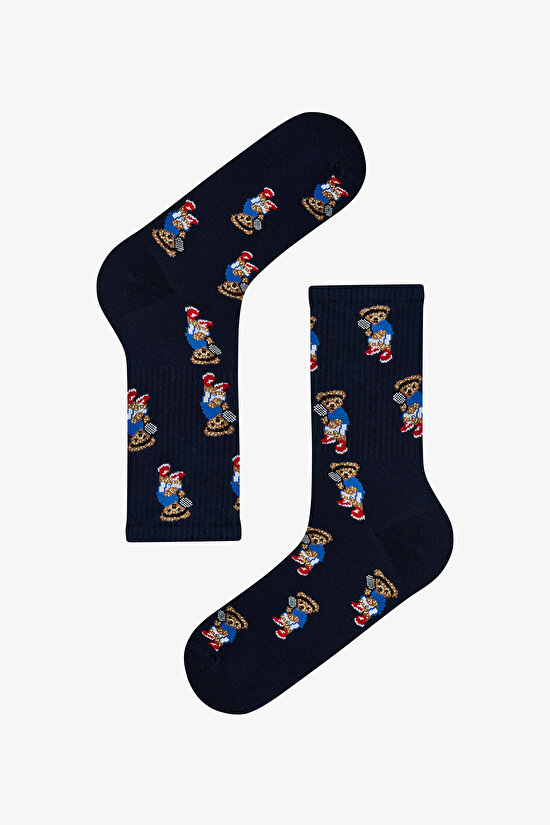 Erkek Renkli Cookie Santa 3'lü Soket - 2