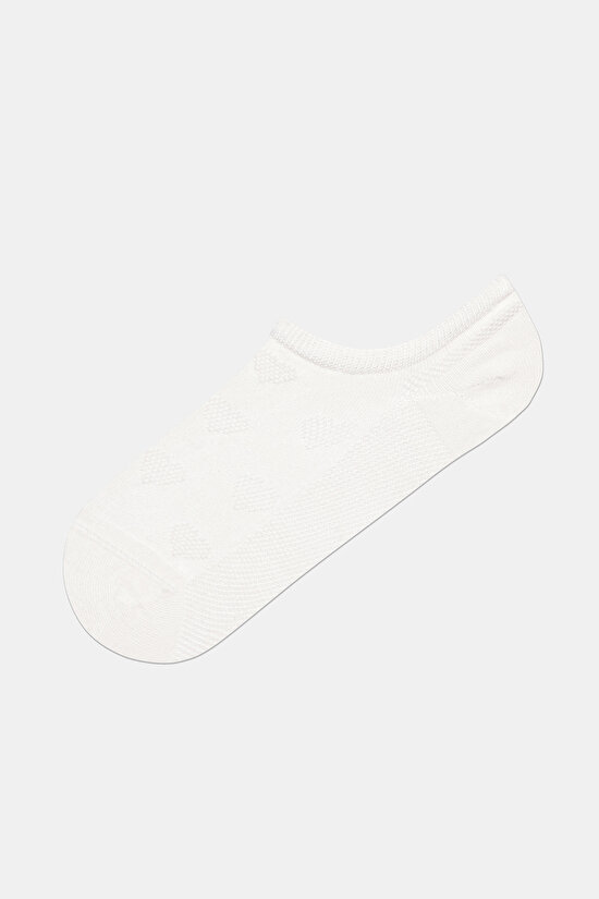 Tiny Heart Beyaz - Pembe 3lü Sneaker Çorabı - 2