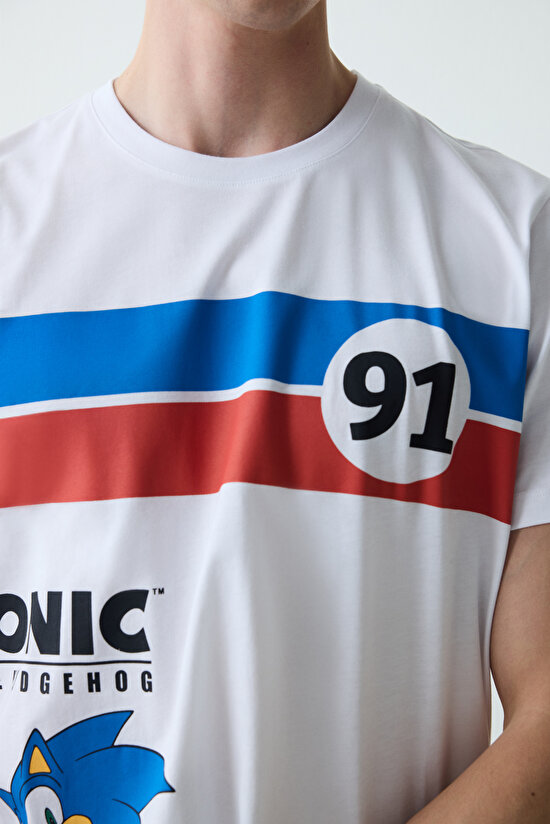 Sonic Şortlu Çok Renkli Cepli Pijama Takımı - 5