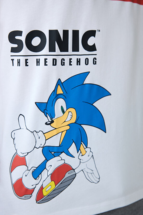 Sonic Şortlu Çok Renkli Cepli Pijama Takımı - 6