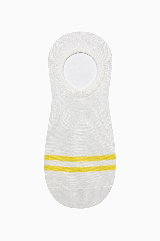 3 Çift Pamuklu Mini Meyve Desenli Sneaker Çorap - 3