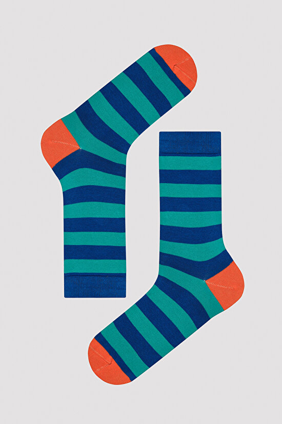 Erkek Yystipe Çok Renkli 2li Soket Çorap - 3