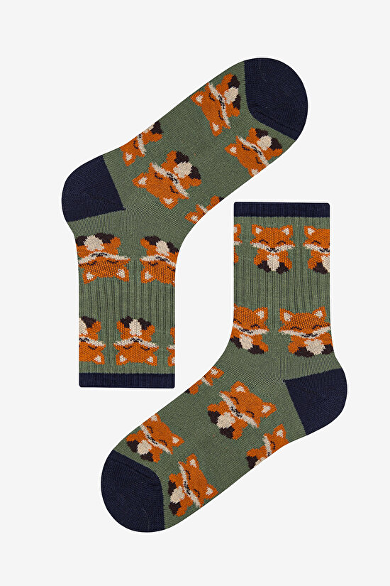 Erkek Çocuk Fox Lacivert 3lü Soket Çorap - 4