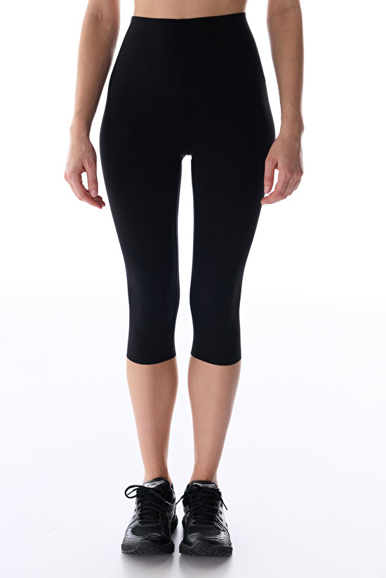 Black Wonder High Support Shaping High-Waisted Contour Capri Leggings - 7