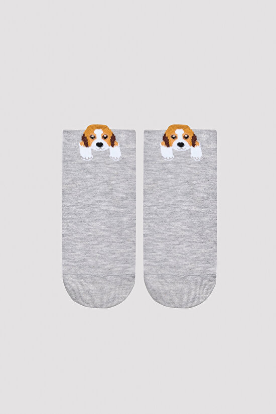 Dog Detail 3in1 Liner Socks - 2