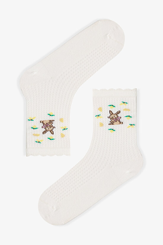 Lemon Rabbit 3'lü Soket Çorap - 3