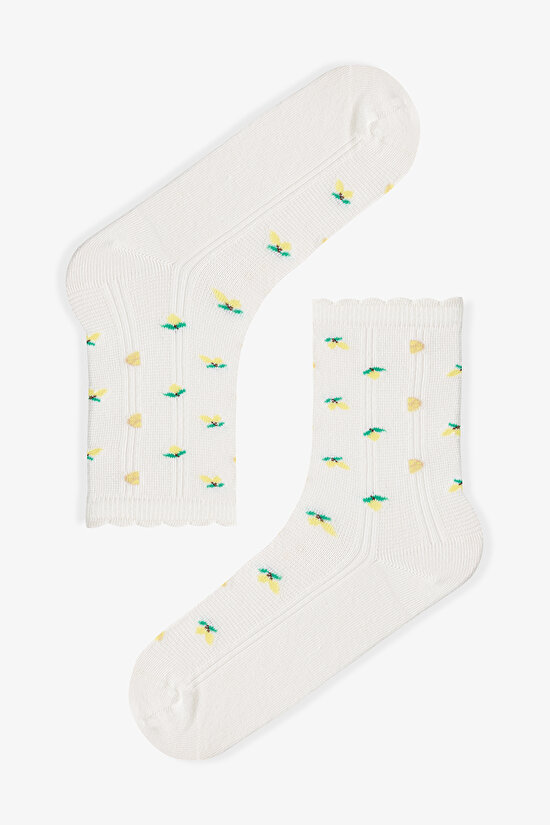 Lemon Rabbit 3'lü Soket Çorap - 4