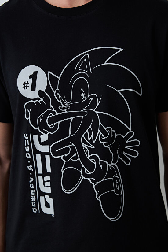 Sonic Pantolonlu Çok Renkli Pijama Takımı - 5