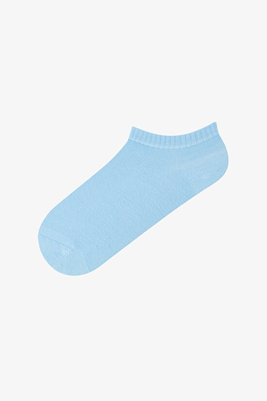 5 Pairs Seamless Toe Cotton Colorful Footie Socks - 4