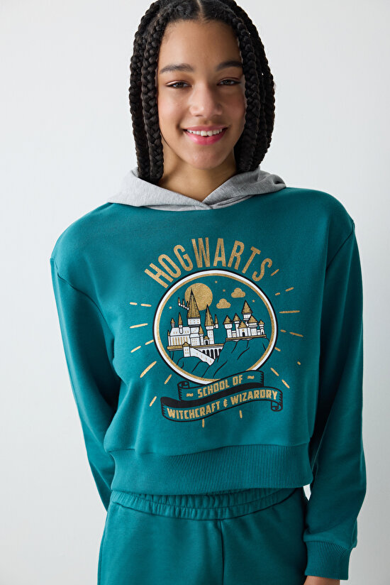 Hogwarts Active Green Sweatshirt - 3