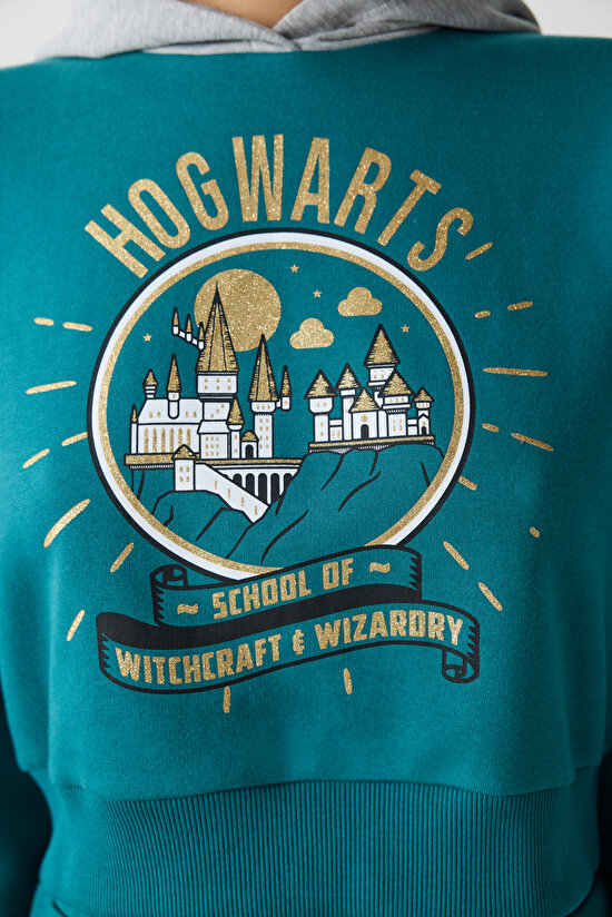 Hogwarts Active Green Sweatshirt - 4